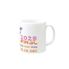 RedAnusDesignのPRF 2023 FINAL 日付入り Mug :right side of the handle