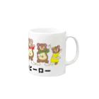 momolove の正義のヒーロー Mug :right side of the handle