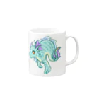 しらのぎつねの人魚ちゃん Mug :right side of the handle