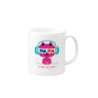 Ｄ・にゃん洋品店の3Dにゃん Mug :right side of the handle