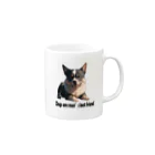 iMaginary Zooの犬は人間にとって最高の友達 Mug :right side of the handle