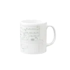 Kyoyama_Sailのカウンターと六帖先生 Mug :right side of the handle