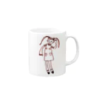 猫山アイス洋品店のえっ、なんですって？ Mug :right side of the handle