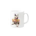 snznのsnzn_BullTerrier Mug :right side of the handle