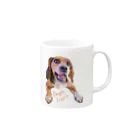 ビーグル大好きのビーグル犬LOVE Mug :right side of the handle