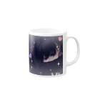 如月 蓮の各3点限定黒髪澪グッズです！ Mug :right side of the handle