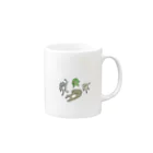 ニシモグショップのかえる祭り Mug :right side of the handle