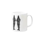 カンノマサヒロのdadaism Mug :right side of the handle