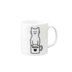 TGTの【猫コップ】 Mug :right side of the handle