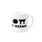 cscreateのKANYAZAWA(金沢編) Mug :right side of the handle