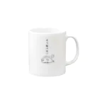 FockeWolfのもう動けない　アザラシ Mug :right side of the handle