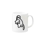 さとの掴まれ猫 Mug :right side of the handle