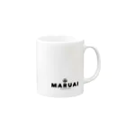 Maruai ArtisanのMARUAI KAKOGAWAロゴ (MARUAI KAKOGAWA logo) マグカップの取っ手の右面