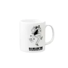 mosmos storeのIN A MELLOW TONE -black- Mug :right side of the handle