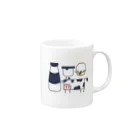 うねるんばのmilk Mug :right side of the handle