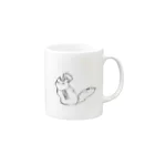 リストランテNoppikiのイマジナリーキャット・シェフ Mug :right side of the handle