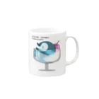 A33の文字入り　ペンギンシャーベット、はじめました Mug :right side of the handle