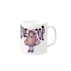 mcbling's roomの【1OVEVRS POP】kohine ver Mug :right side of the handle