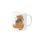 Loveuma. official shopのまんまるおデブうま by AERU Mug :right side of the handle