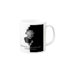 ボンバー☆チャマタソ。 オフィシャル ショップの真夜中ミステリーナイト Mug :right side of the handle