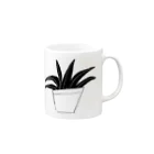 aki_ishibashiの観葉植物 Mug :right side of the handle