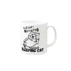 beaverchefのSleeping cat 2 マグカップの取っ手の右面