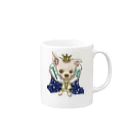 DoluneeのDoluchan KINGイラストver. Mug :right side of the handle