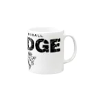 WLDのDODGEBALL JUDGE BLACK Mug :right side of the handle