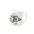 SOUTH BOUND CHAMPLOO GOODSのDANCE KATCHARSEE NOT WAR Mug :right side of the handle