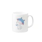 癸-mizunoto-の雨の日うさぎ Mug :right side of the handle