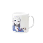 スナック園芸のいろいろ。のぶるまるウィンク Mug :right side of the handle