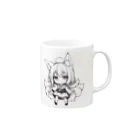 KAZAHANAのきつねっ娘ふぅちゃん - 習作編 - Mug :right side of the handle