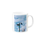 ふかみななこのカラスと空 Mug :right side of the handle