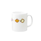 nakanaka11のまぐトースト Mug :right side of the handle