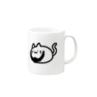 YUKUNAO.SHOPのダンディねこさん(文字なし) Mug :right side of the handle