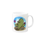 Realm of Ramblesのサボテン - 投げキス Mug :right side of the handle