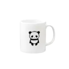 emucoのもふもふパンダ Mug :right side of the handle