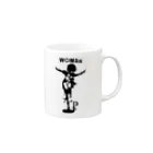 mi-miのWoman’s Mug :right side of the handle