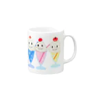 chiro&kuroのクリームソーダー三兄弟 Mug :right side of the handle