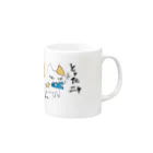 Chapicomon715の三白にゃん　み〜にゃ Mug :right side of the handle