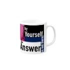 フリーマン、ジェイのお店のジェイのThe you know may. Mug :right side of the handle