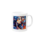 Carpe DiemのWomen who listen to music Mug :right side of the handle