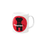 BarkingBeatsのPawreo🐾おでかけグッズ Mug :right side of the handle