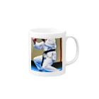 yoshito12345の空手大好きイラストグッズ Mug :right side of the handle