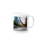 ModaZooのシティーきりん Mug :right side of the handle