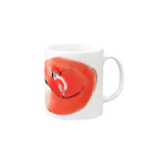 segasworksのねむりきつね Mug :right side of the handle