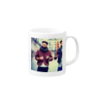 akabeco shoppingのdandy Mug :right side of the handle