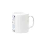 ロイ@イラストレーターHEXANFT販売美麗イラスト描きますの氷の妖精 Mug :right side of the handle