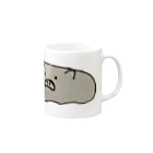 ガンジーの溶けたブタ Mug :right side of the handle