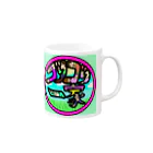 shaman plantのゴリゴリ一家tシャツ Mug :right side of the handle